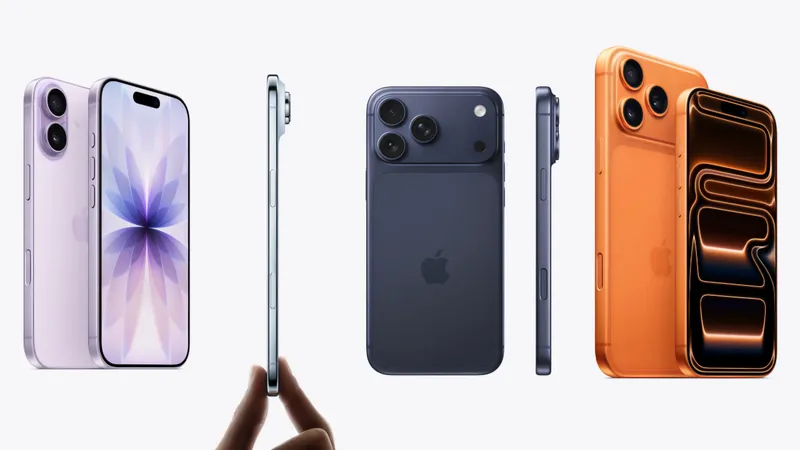 Apple iPhone 17 Pro Silver, Blue, Orange 256 Gb — фото 2