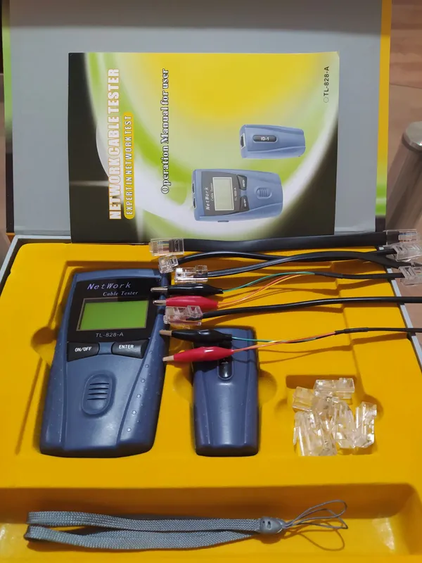 Тестер Кабеля «многофункциональный» RJ-45 (HT-C008) (TL-828A) (12-1009 1 Тестер Кабеля «многофункциональный» RJ-45 (HT-C008) (TL-828A) (12-1009 1