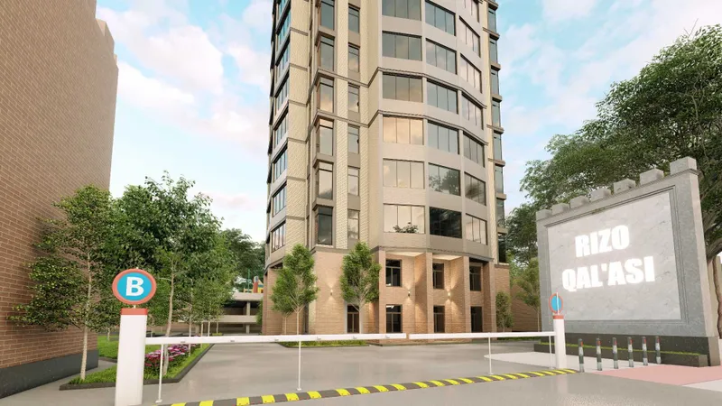 Продаётся 2-комнатная квартира 60 м² в новом ЖК Rizo Qal'asi, Наманган — фото 1