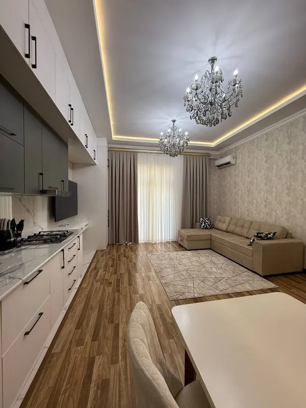 2-х комнатная квартира 3/7 в ЖК Boulevard с ремонтом, 65 м², рядом с Ташкент Сити — фото 3