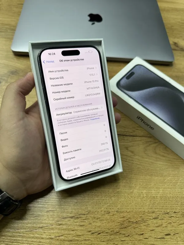 iPhone 15 Pro 256gb 78% ochilmagan — фото 1
