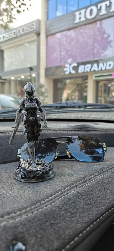 Cyberpunk статуэтка в очень высокой детализации. Из органического PLA.