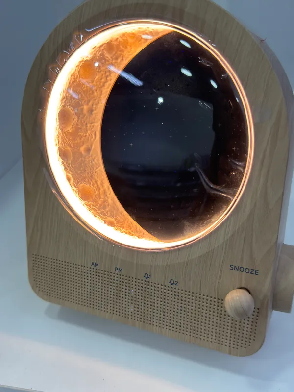 Sunrise Alarm Clock Moon Lamp.  Soat, svetilnik — фото 2
