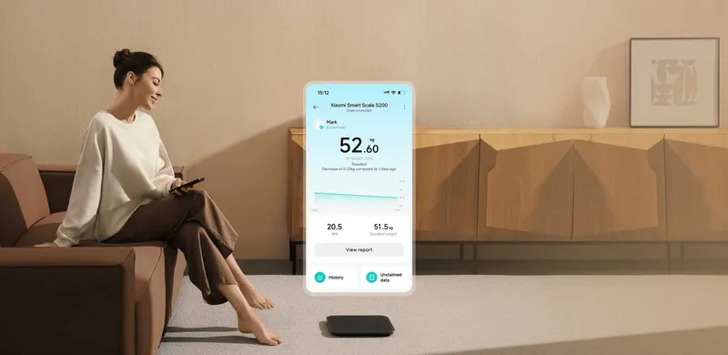 Умные весы Xiaomi Mi Smart Scale S200, Dark grey 3