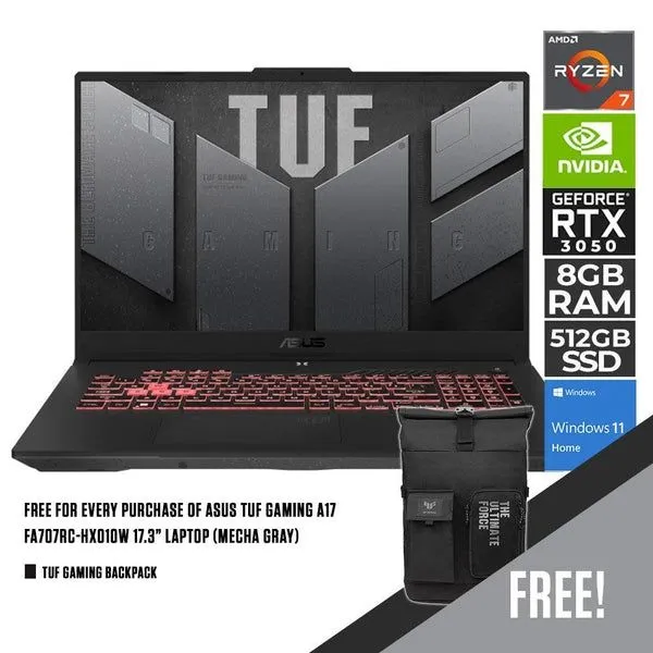 Asus TUF gaming A17 FA707RC Asus TUF gaming A17 FA707RC