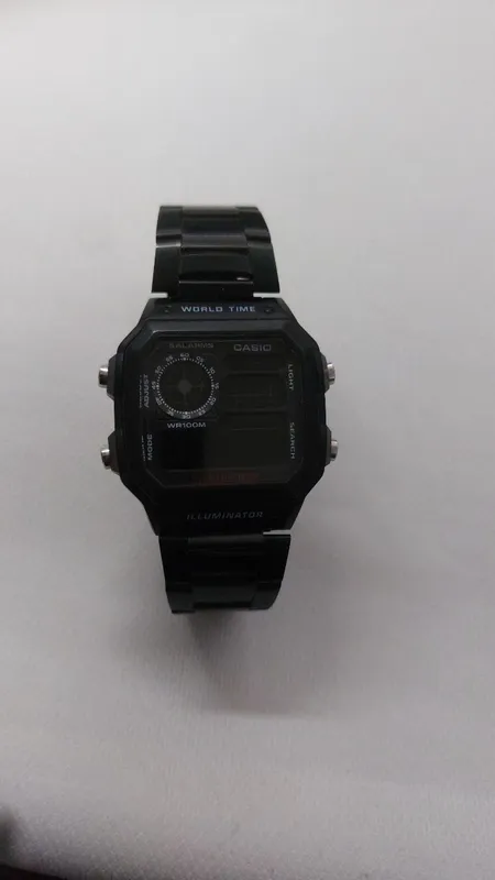 Casio� digital World Time / Illuminator, WR100M 3