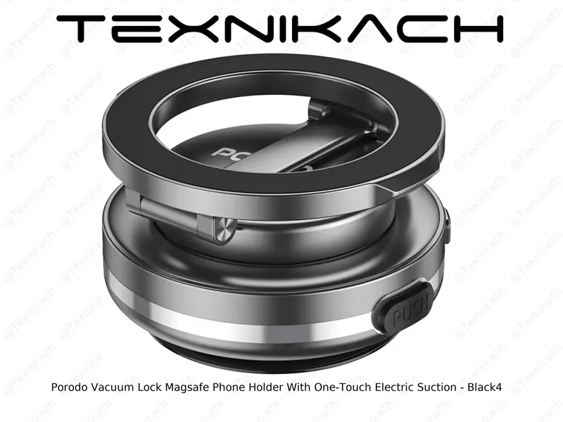 Porodo Vacuum Lock MagSafe Phone Holder Магнитный держатель 3 Porodo Vacuum Lock MagSafe Phone Holder Магнитный держатель 3