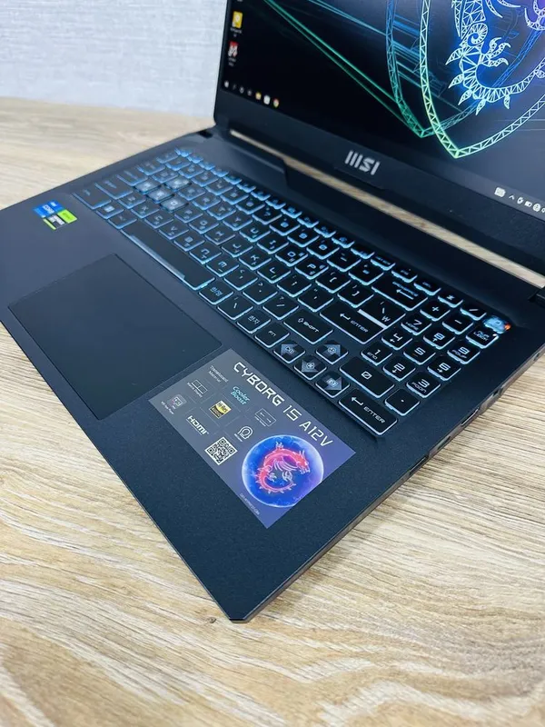 MSI CYBORG Core i5-12Gen/16/512/RTX4050-6GB Как Новый с Гарантией 5 MSI CYBORG Core i5-12Gen/16/512/RTX4050-6GB Как Новый с Гарантией 5