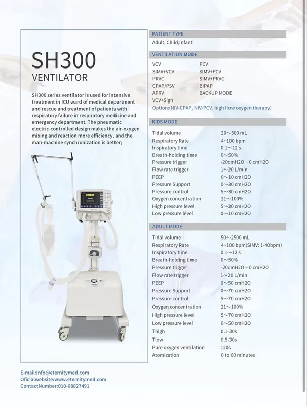 Аппарат ивл SH300 5