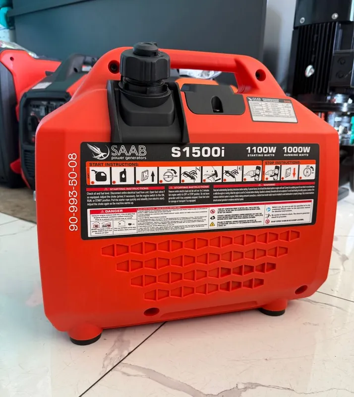 1 кВт бесшумный инверторли генератор движок SAAB generator 220w optom — фото 1