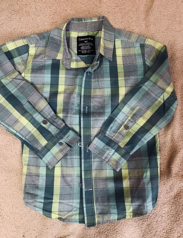 Стильная рубашка в клетку Calvin Klein Jeans 1 Стильная рубашка в клетку Calvin Klein Jeans 1