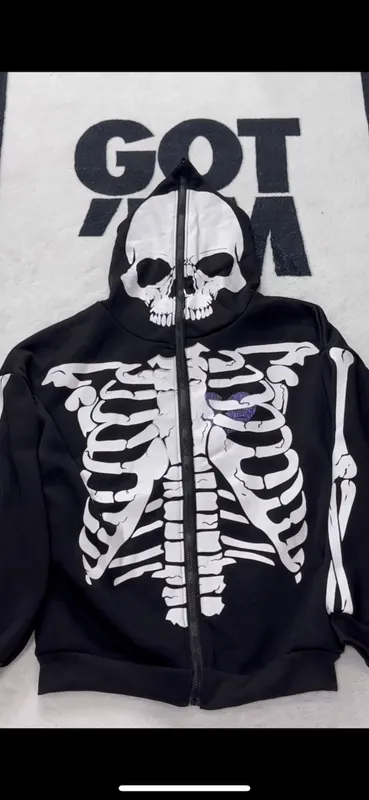 Зип худи Skeleton (XL)