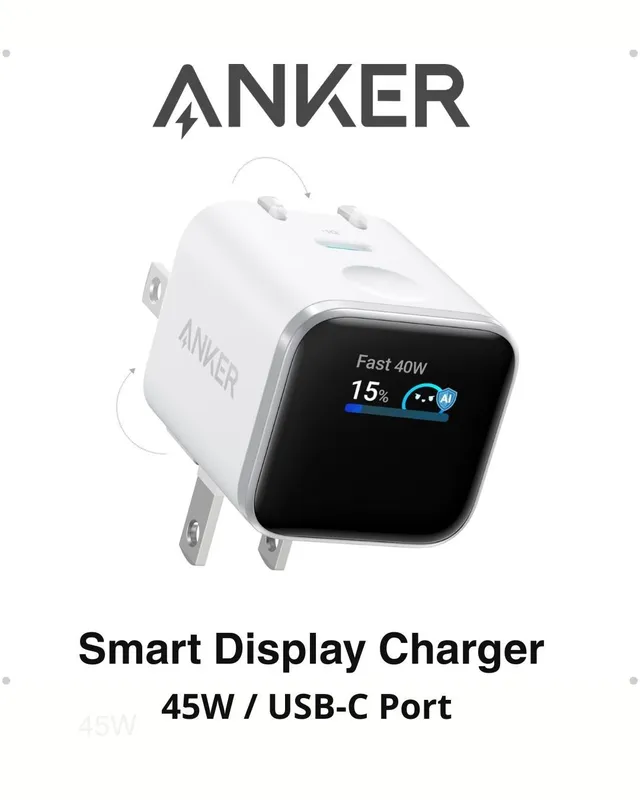 Anker Smart Display Charger 45W Anker Smart Display Charger 45W