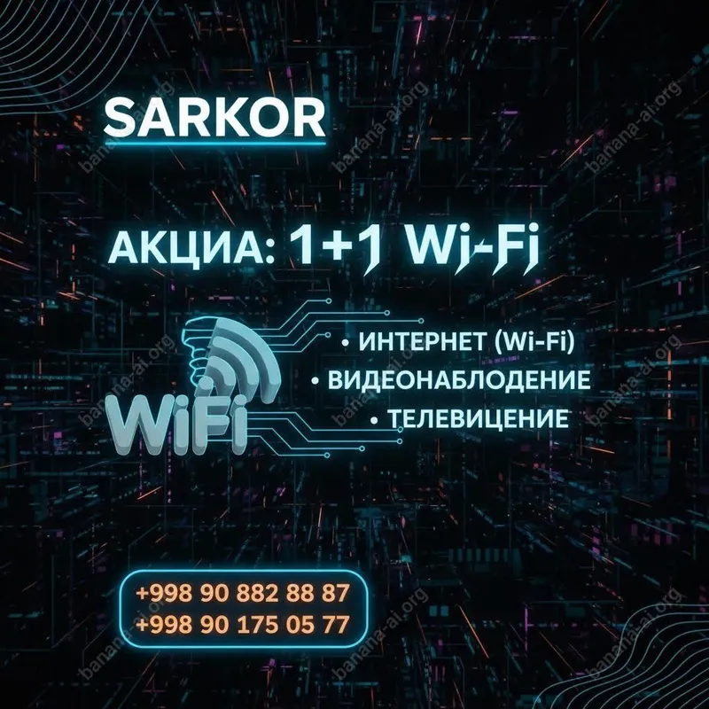 Wifi o'rnatish xizmati 1+1 Акция , Установка Wi-Fi роутеров