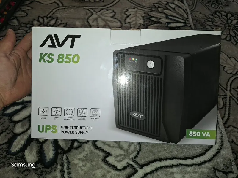 UPS AVT 850X-LI | 850VA | 1x12V-8AH | 2XEU socket — фото 1