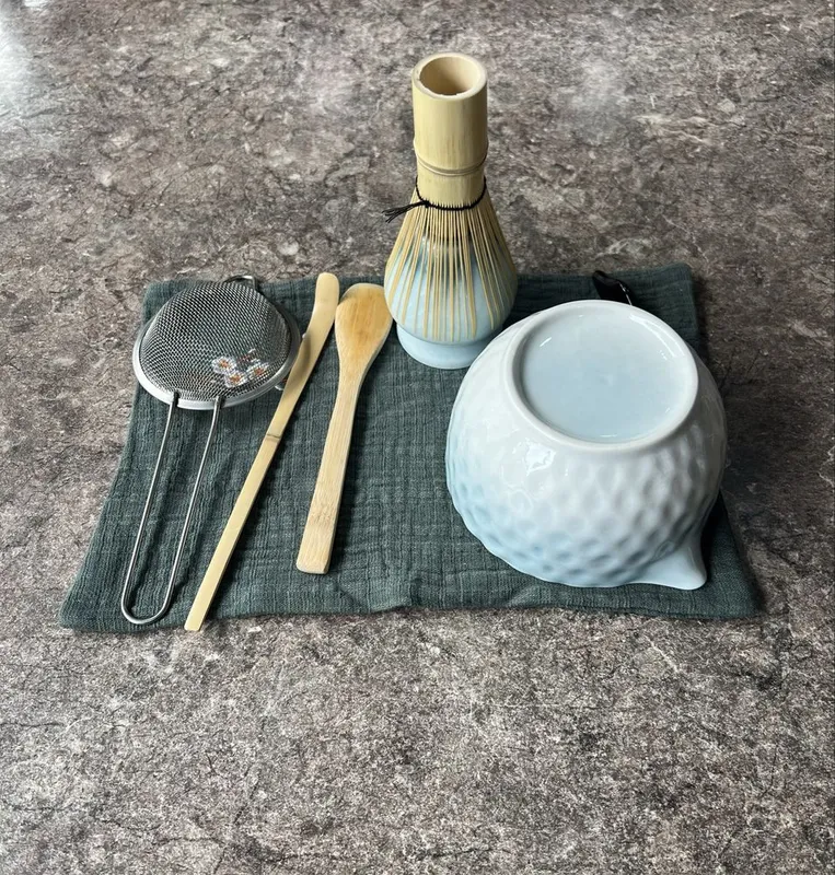 Matcha tea Set 8 tasi birda Matcha tea Set 8 tasi birda