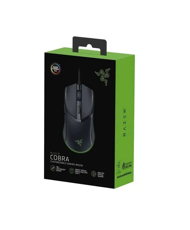 } Мышь проводная Razer Mouse Cobra, RGB, USB-A, black 1