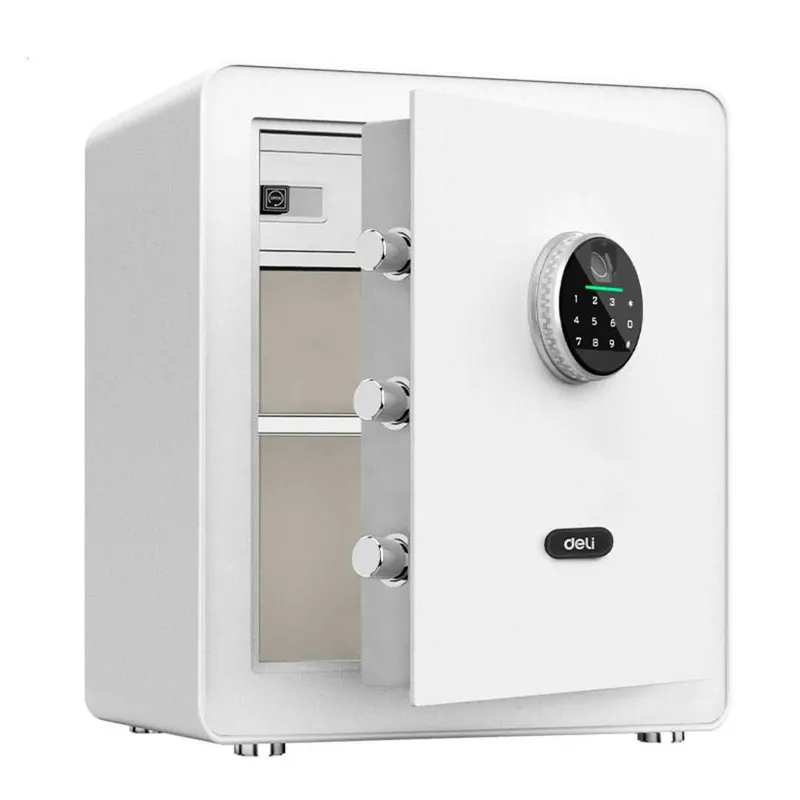 Deli ET634 seyf, biometrik + elektron kod + kalit 450x380x320, 20 kg 1 Deli ET634 seyf, biometrik + elektron kod + kalit 450x380x320, 20 kg 1