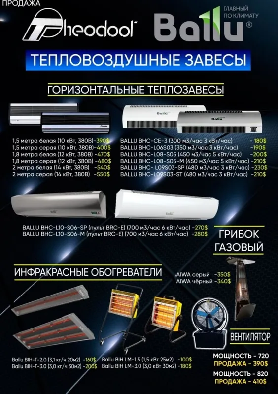 конвекторы, масляные, инфракрасные, тепловые пушки , — фото 4