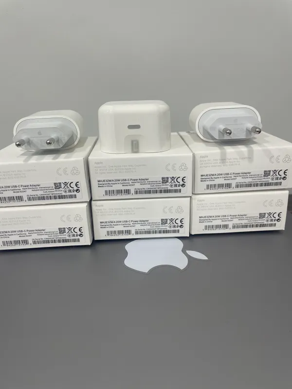 Зарядное устройство Apple для iPhone, головка 20W, адаптер зарядки 2 Зарядное устройство Apple для iPhone, головка 20W, адаптер зарядки 2