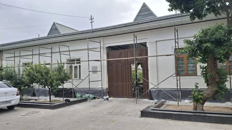Fasad ishlari Travertin Marmarino Leanardo Luchento Bazalt Tyaga va ha 5