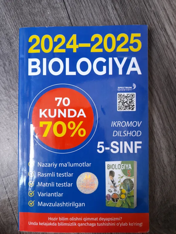 biologiya kimyo kitoblar zarafshon