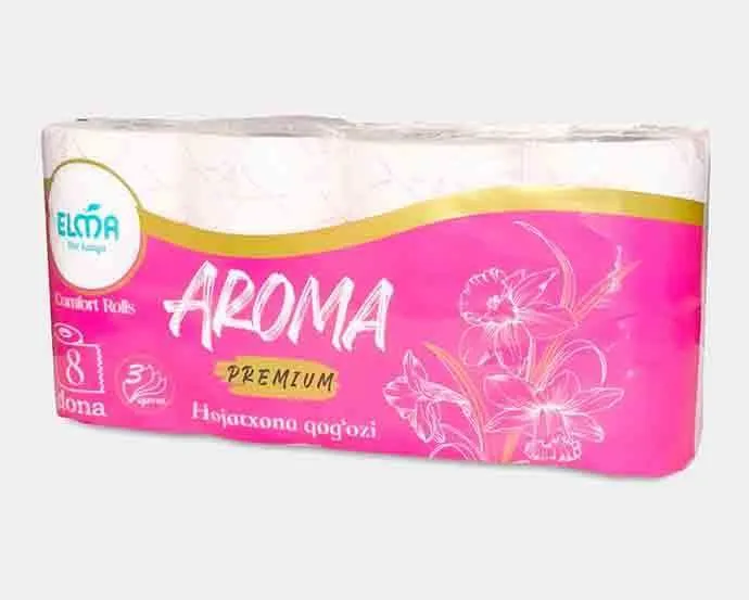 ELMA aroma premium hojatxona qog‘ozi – 3 qavatli