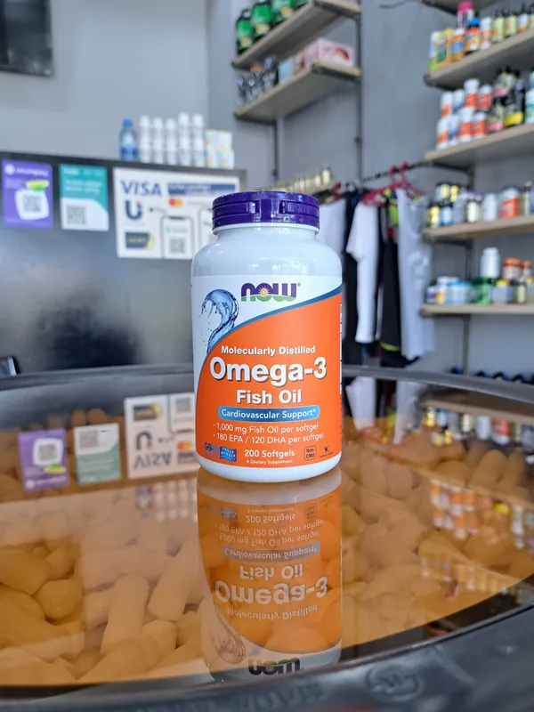 NOW Foods, Omega-3, 200 ta yumshoq kapsula NOW Foods, Omega-3, 200 ta yumshoq kapsula