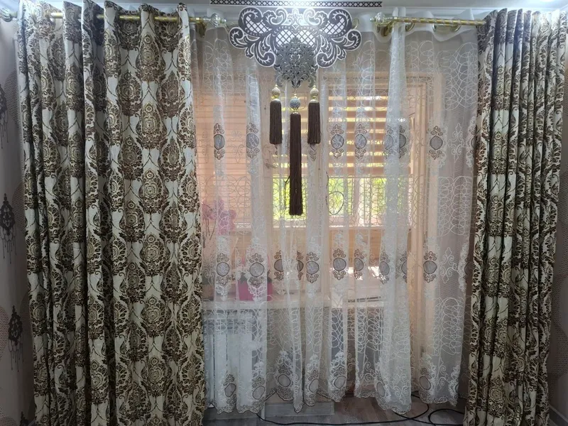 Продам готовый комплект штор для зала — фото 1