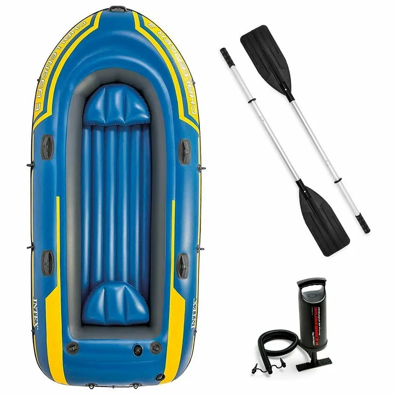 Надувная лодка Intex Challenger 3 Set 68370 для 3 человек — фото 2