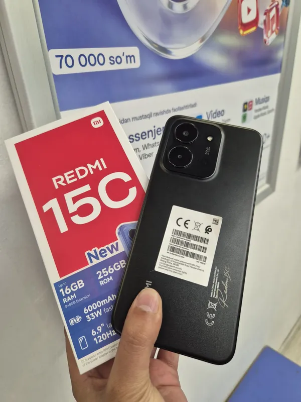 Redmi 15С 8GB 256GB