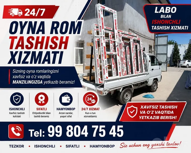 labo piramida oyna va rom tashish xizmati 3