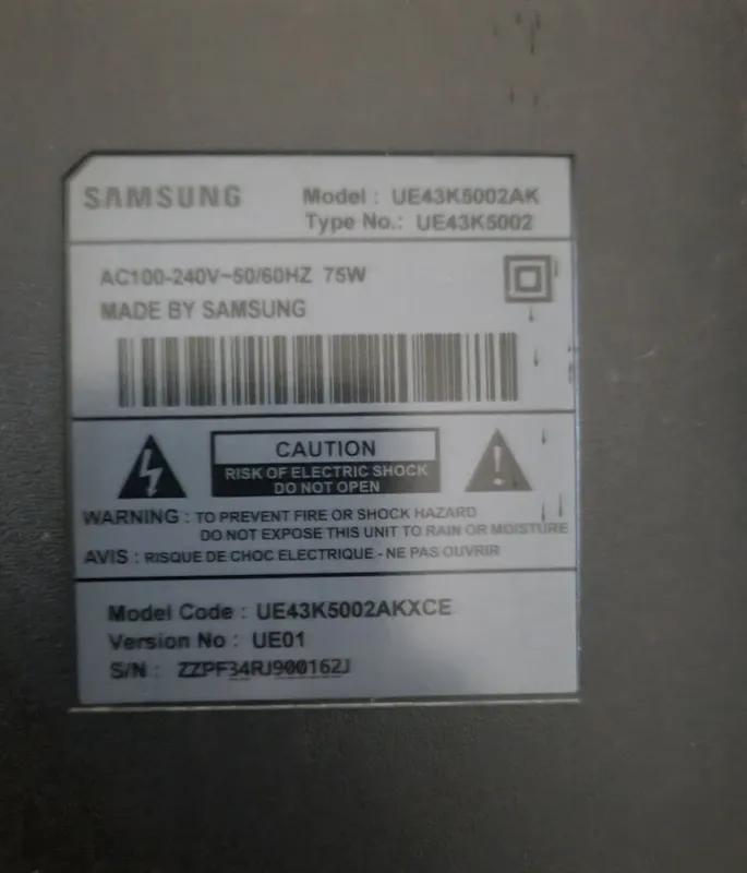 Ehtiyot qismlar uchun Samsung 43. 2