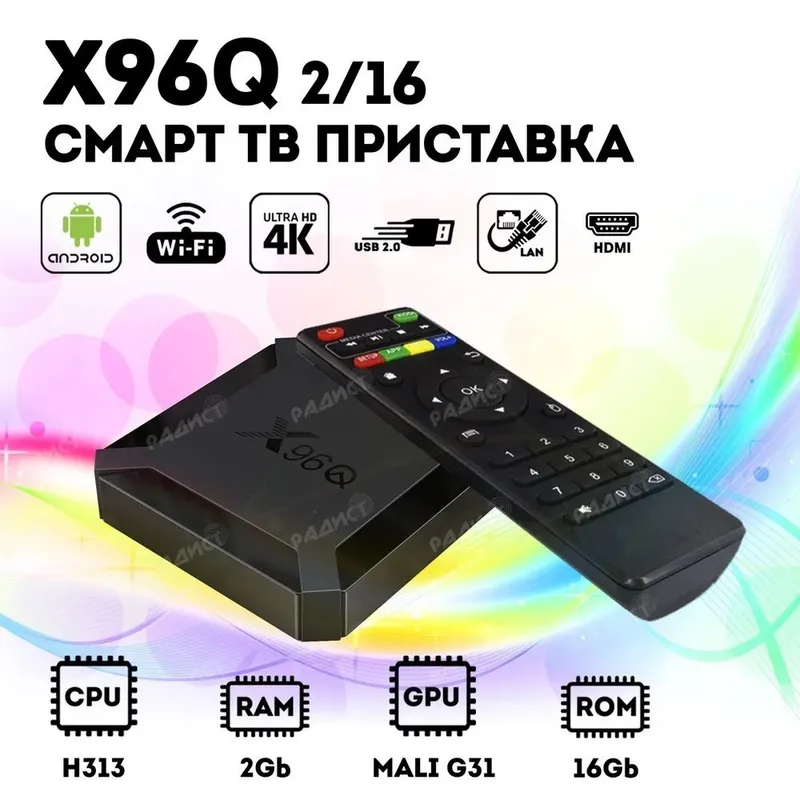 SMART BOX-X96Q — каналы мира и интернет-сервисы на обычном телевизоре 6