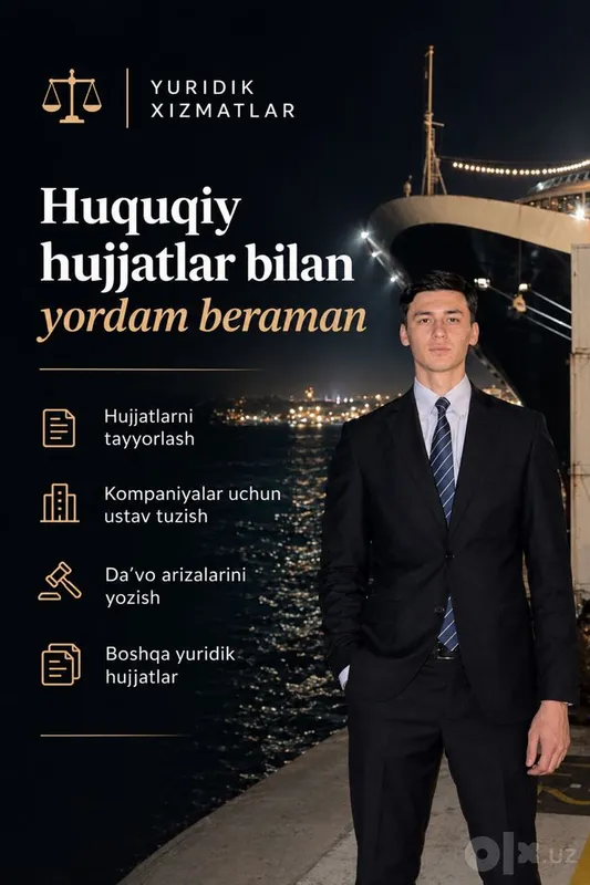 Yurist xizmatlari | Услуги юриста 1 Yurist xizmatlari | Услуги юриста 1