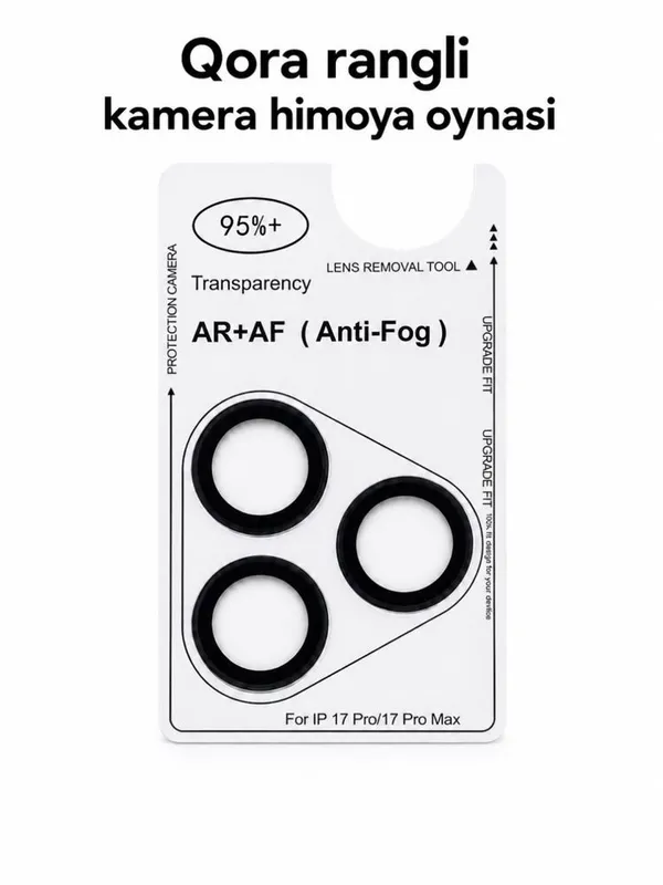HD himoya oynasi + kamera oynasi 13Pro Pro max dan 17Pro Promax gacha — фото 3