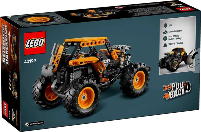 LEGO TECHNIC Monster Jam DIGatron с откидным верхом,218 деталей, 42199 4