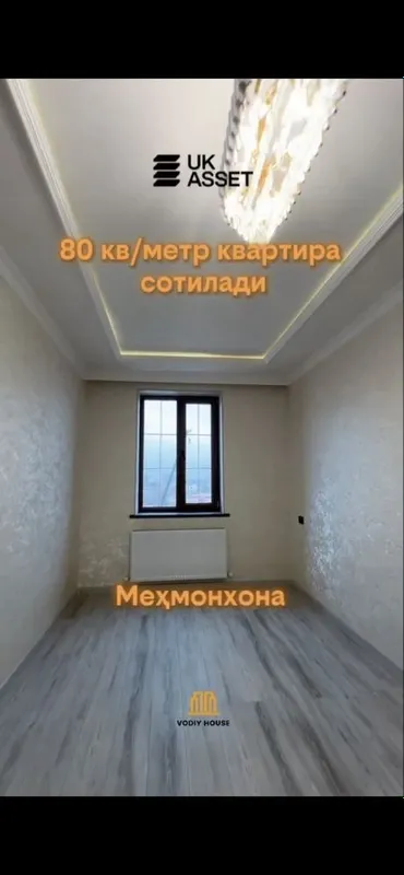 Квартира сотилади жуда зур евро ремонт килинган янги хеч ким яшамаган — фото 5