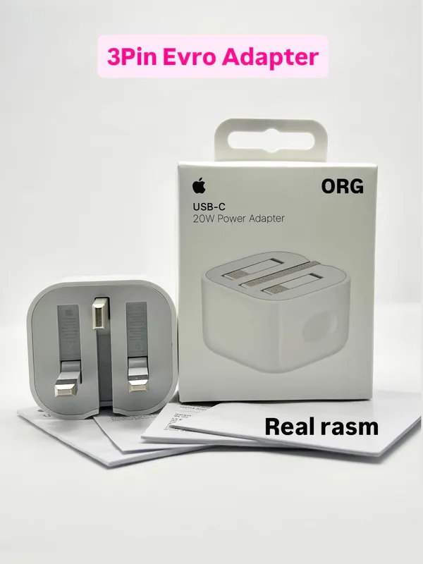 Оригинальное зарядное устройство iPhone, адаптер 20W 3 Оригинальное зарядное устройство iPhone, адаптер 20W 3