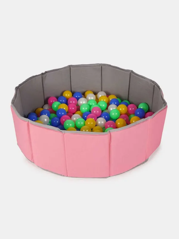 Детский сухой бассейн без шариков UNIX Kids Смайл / Smile 100 см, — фото 2
