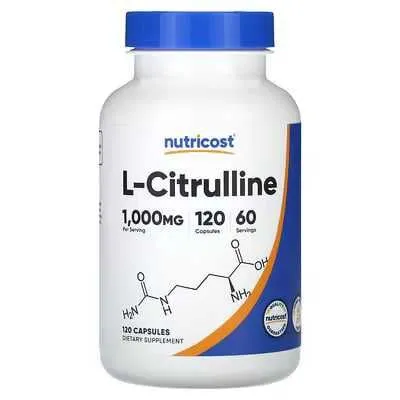 Nutricost, L-цитруллин 1000 мг., Л-цитрулин, L-sitrulin, Л-ситрулин Nutricost, L-цитруллин 1000 мг., Л-цитрулин, L-sitrulin, Л-ситрулин