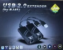 Скидка!Usb extender 100 метр , с доп питанием 5 v — фото 1