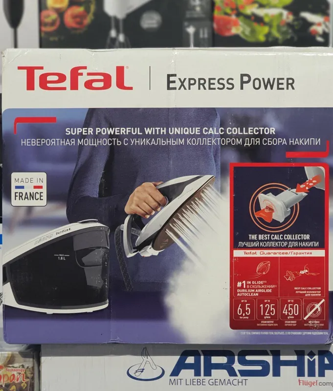 Tefal
Express Power
SV 8130
7.6bar / 550gr
Made Tefal
Express Power
SV 8130
7.6bar / 550gr
Made