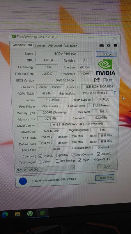 p106 3 gb Zotac (видео карта) 3 p106 3 gb Zotac (видео карта) 3