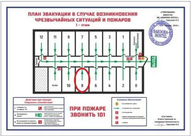 Гостиница\Хостел\Номер\Ботанический Сад\САМПИ\КОМАНДИРОВКА\ Комната№8 — фото 5