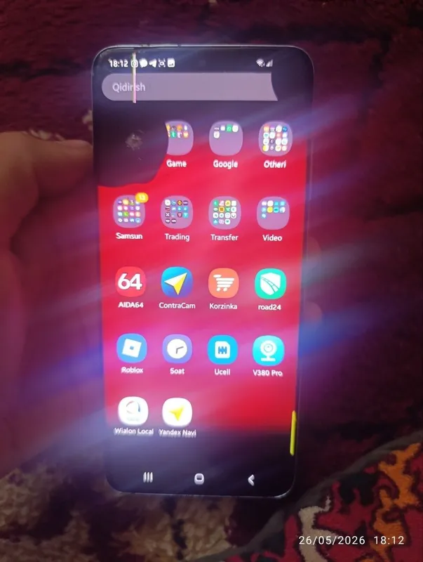 S20 5g iphone 11 ga abmen bor 128/8 5g bor 120hz amoled ekran qoraygan