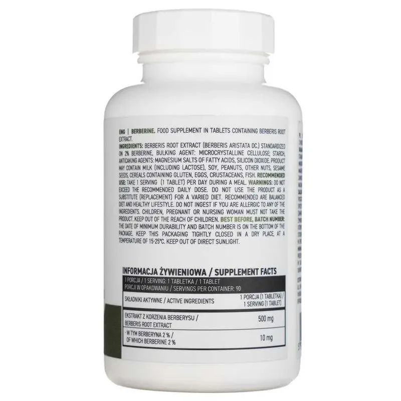 OstroVit Berberine — Берберин 90 таблеток 4 OstroVit Berberine — Берберин 90 таблеток 4