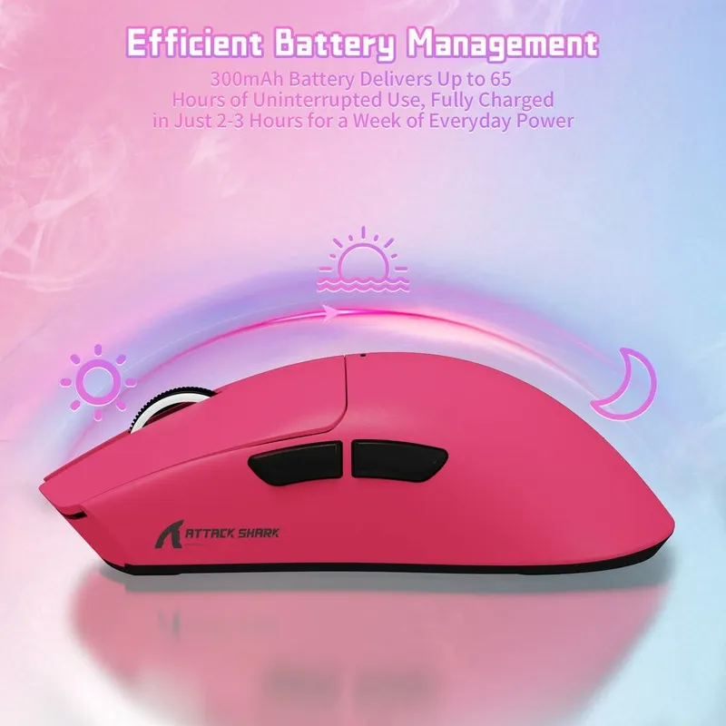 NEW Attack shark X11SE gaming mouse Wireless 22000 dpi — фото 7