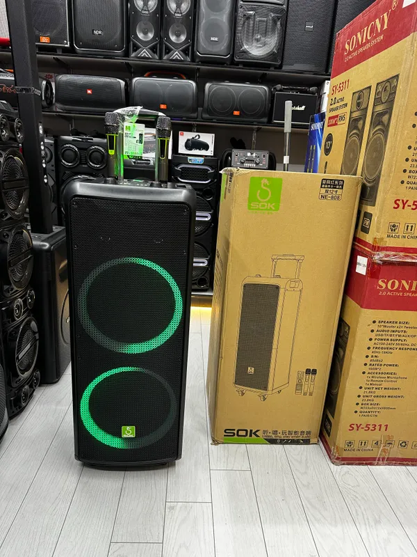 SOK 808 — оригинальная колонка мощностью 320 Вт 1 SOK 808 — оригинальная колонка мощностью 320 Вт 1