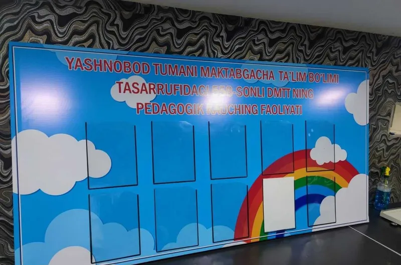 Ta’lim muassasalari uchun stendlar | Maktab stendlari | Bog‘cha stendlari 2